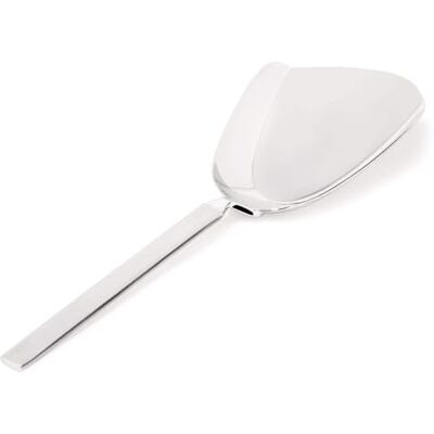 Alessi 4180/27 Dry serveerlepel voor Risotto roestvrij staal 18/10, glanzend, gesatineerd handvat Alessi 4180/27 Dry serveerlepel voor Risotto roestvrij staal 18/10, glanzend, gesatineerd handvat