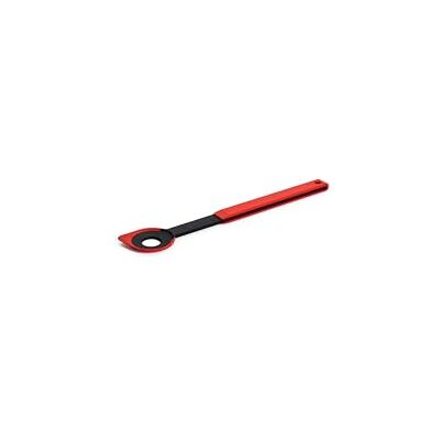 Woll Cook!t, Stir-!t, geperforeerde lepel met functionele kop, 6 cm breed, 32,5 cm lang Woll Cook!t, Stir-!t, geperforeerde lepel met functionele kop, 6 cm breed, 32,5 cm lang