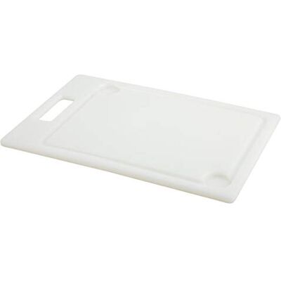 Metaltex 569238 Snijplank polyethyleen met gleuf 28 x 39 x 1,1 cm, wit Metaltex 569238 Snijplank polyethyleen met gleuf 28 x 39 x 1,1 cm, wit