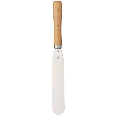 KitchenCraft Klein palletmes, taartspatel, van metaal met houten handvat, lemmet 13,5 cm, zilver/beige, 23 cm KitchenCraft Klein palletmes, taartspatel, van metaal met houten handvat, lemmet 13,5 cm, zilver/beige, 23 cm