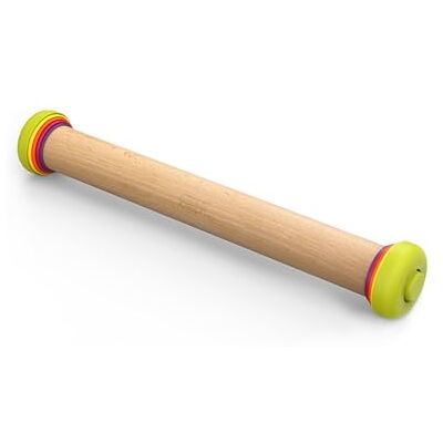 Joseph Joseph PrecisionPin Deegroller van beukenhout met instelbare dikte Joseph Joseph PrecisionPin Deegroller van beukenhout met instelbare dikte