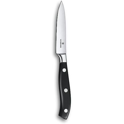 Victorinox Grootmeester gesmeed groenteser met rechte sluiting, zwart Victorinox Grootmeester gesmeed groenteser met rechte sluiting, zwart