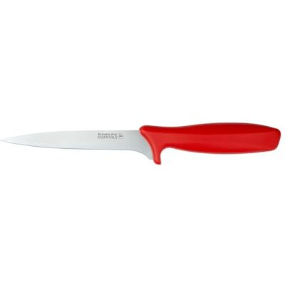 Rio Essentials 15 cm flexibel fileermes, rood handvat voor rauw vlees, kleurgecodeerd keukenmes voor hygiëne en voedselallergenen, roestvrij staal Rio Essentials 15 cm flexibel fileermes, rood handvat voor rauw vlees, kleurgecodeerd keukenmes voor hygiëne en voedselallergenen, roestvrij staal
