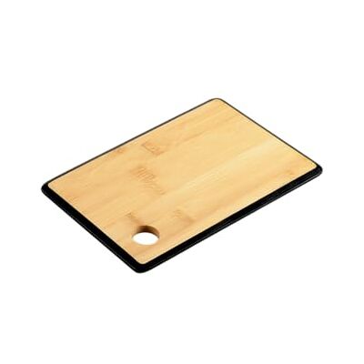 Kesper Snijplank, materiaal: bamboe, afmetingen: 23 x 15 x 1 cm, kleur: bruin, zwart 58260 Kesper Snijplank, materiaal: bamboe, afmetingen: 23 x 15 x 1 cm, kleur: bruin, zwart 58260