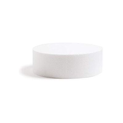 Decora , 0173813 Ronde schijf van polystyreen, afzonderlijk verpakt, ideaal als model voor het maken van etagetaarten, rechte randen, Ø 20 x H 10 cm. Decora , 0173813 Ronde schijf van polystyreen, afzonderlijk verpakt, ideaal als model voor het maken van etagetaarten, rechte randen, Ø 20 x H 10 cm.