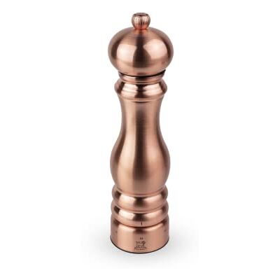 Peugeot Pepermolen Paris Chef u'Select 22 cm + peper incl. Van roestvrij staal 6 voorgeprogrammeerde maaltijden, gemaakt in Frankrijk Kleur koper Peugeot Pepermolen Paris Chef u'Select 22 cm + peper incl. Van roestvrij staal 6 voorgeprogrammeerde maaltijden, gemaakt in Frankrijk Kleur koper