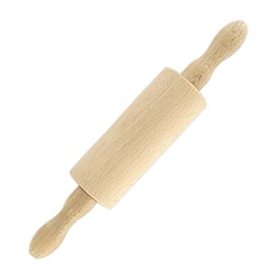 Fackelmann 521146 Kleine houten deegroller, deegroller, houten rol, deegroller, bakgerei, hout, 23,5 x 4,5 cm, bruin Fackelmann 521146 Kleine houten deegroller, deegroller, houten rol, deegroller, bakgerei, hout, 23,5 x 4,5 cm, bruin