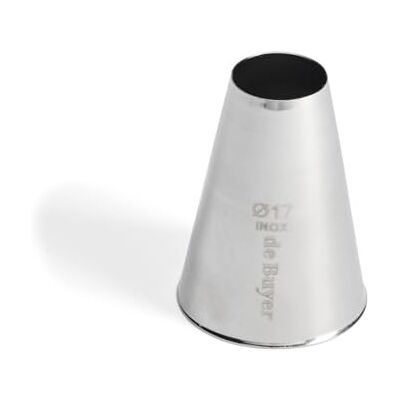 DE BUYER Spuit van roestvrij staal Diameter 1,7 cm Van roestvrij staal, ideaal voor decoreren, vullen en vullen, zonder solderen voor perfecte hygiëne, past in banketzakken DE BUYER Spuit van roestvrij staal Diameter 1,7 cm Van roestvrij staal, ideaal voor decoreren, vullen en vullen, zonder solderen voor perfecte hygiëne, past in banketzakken
