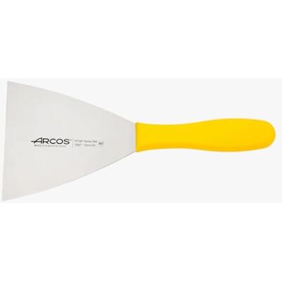 Arcos Series 2900 – spatel voor keuken, lemmet van roestvrij staal, nitrum, 125 x 120 mm, handvat van polypropyleen, geel Arcos Series 2900 – spatel voor keuken, lemmet van roestvrij staal, nitrum, 125 x 120 mm, handvat van polypropyleen, geel