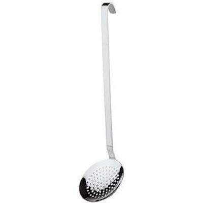 APS Sleuplepel "Profi", zeef, sleuftroffel, keukenhulp, diameter 12 cm, lengte greep: 37 cm, roestvrij staal 18/8 APS Sleuplepel "Profi", zeef, sleuftroffel, keukenhulp, diameter 12 cm, lengte greep: 37 cm, roestvrij staal 18/8