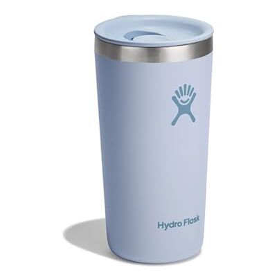 Hydro Flask All Around Tumbler 355 ml (12 oz) met spatwaterdicht deksel Dubbelwandige Roestvrijstalen Thermosbeker Voor Warme of Koude Dranken Surf Hydro Flask All Around Tumbler 355 ml (12 oz) met spatwaterdicht deksel Dubbelwandige Roestvrijstalen Thermosbeker Voor Warme of Koude Dranken Surf