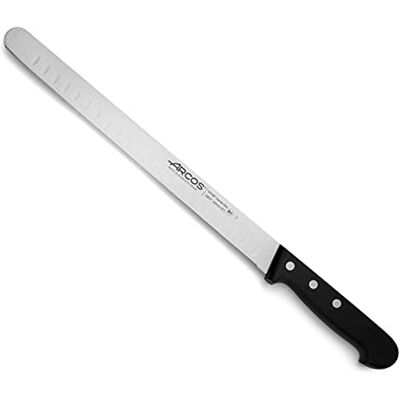 Arcos Serie Universal Zalmmes Vismes 300 mm Nitrum Roestvrij Staal Lemmet Polyoxymethyleen (Pom) Handvat Zwart Arcos Serie Universal Zalmmes Vismes 300 mm Nitrum Roestvrij Staal Lemmet Polyoxymethyleen (Pom) Handvat Zwart