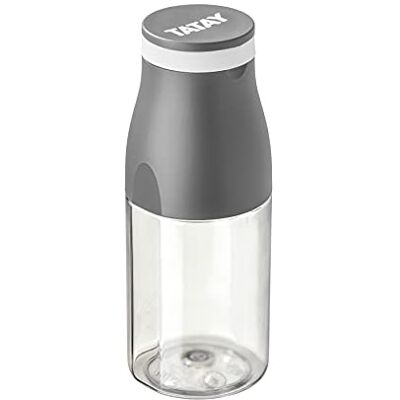 TATAY Drinkfles, 400 ml, Urban Drink, Tritan, BPA-vrij, 6,7 x 6,7 x 17,3 cm TATAY Drinkfles, 400 ml, Urban Drink, Tritan, BPA-vrij, 6,7 x 6,7 x 17,3 cm