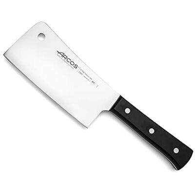 Arcos Universeel mes Nitrum roestvrij staal lemmet 15,2 cm Polyoxymethyleen (POM) handvat zwart Arcos Universeel mes Nitrum roestvrij staal lemmet 15,2 cm Polyoxymethyleen (POM) handvat zwart