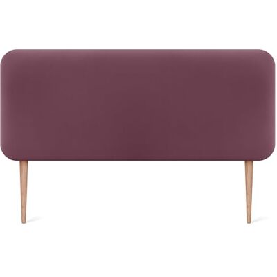 DHOME Gestoffeerd hoofdeinde, glad, afgerond, kunstleer, met poten, akoestisch, absorberend, voor slaapkamer (bordeaux, 160 cm) DHOME Gestoffeerd hoofdeinde, glad, afgerond, kunstleer, met poten, akoestisch, absorberend, voor slaapkamer (bordeaux, 160 cm)
