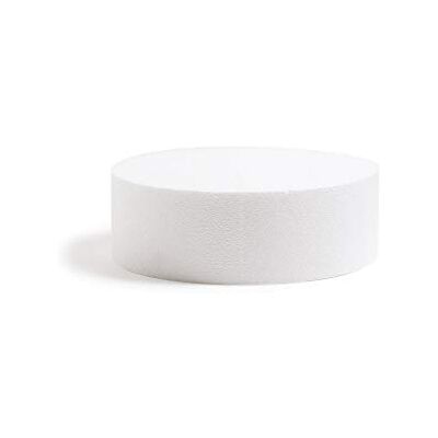Decora , 0173814 Ronde schijf van polystyreen, afzonderlijk verpakt, ideaal als model voor het maken van etagetaarten, rechte randen, Ø 25 x H 10 cm. Decora , 0173814 Ronde schijf van polystyreen, afzonderlijk verpakt, ideaal als model voor het maken van etagetaarten, rechte randen, Ø 25 x H 10 cm.