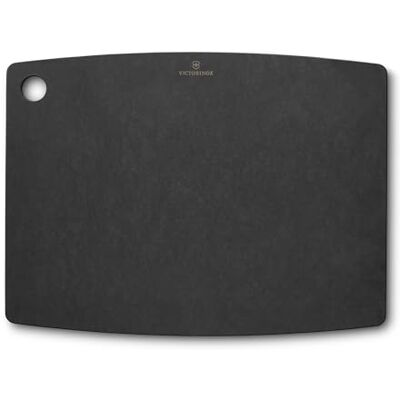 Victorinox Kitchen Series Snijplank, mesvriendelijk, vaatwasmachinebestendig, duurzaam, maat L (44,4 x 33 x 0,6 cm), zwart Victorinox Kitchen Series Snijplank, mesvriendelijk, vaatwasmachinebestendig, duurzaam, maat L (44,4 x 33 x 0,6 cm), zwart