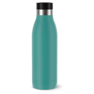 Tefal Drinkfles, 0,5 l, herbruikbaar, roestvrij staal, luchtdicht, gekleurde poedercoating, ergonomisch, warme dranken 12 uur en 24 uur koud, vaatwasmachinebestendig, Bludrop groen N3110210 Tefal Drinkfles, 0,5 l, herbruikbaar, roestvrij staal, luchtdicht, gekleurde poedercoating, ergonomisch, warme dranken 12 uur en 24 uur koud, vaatwasmachinebestendig, Bludrop groen N3110210