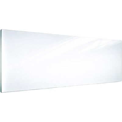 DarHaus Afdekplaat, 90 x 52 cm, glas, voor elektrisch fornuis, inductiekookplaat, decoratie, spatbescherming, snijplank, wit DarHaus Afdekplaat, 90 x 52 cm, glas, voor elektrisch fornuis, inductiekookplaat, decoratie, spatbescherming, snijplank, wit