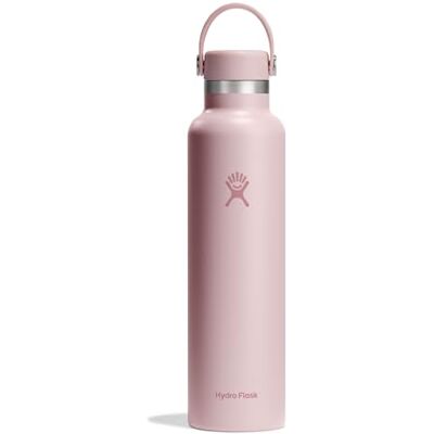 Hydro Flask Standard Mouth Geïsoleerde Fles 709 ml 24 oz Roestvrij Stalen Vacuüm Geïsoleerde Fles Lekvrije dop en Poedercoating Trillium, 709ml (24oz) Hydro Flask Standard Mouth Geïsoleerde Fles 709 ml 24 oz Roestvrij Stalen Vacuüm Geïsoleerde Fles Lekvrije dop en Poedercoating Trillium, 709ml (24oz)