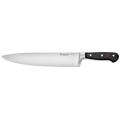 Wusthof Wüsthof Classic 1040100126 keukenmes 25,4 cm nauwkeurig gesmeed lemmet van roestvrij staal met een hoog koolstofgehalte Wusthof Wüsthof Classic 1040100126 keukenmes 25,4 cm nauwkeurig gesmeed lemmet van roestvrij staal met een hoog koolstofgehalte
