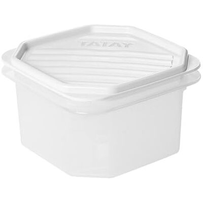 TATAY Voedselcontainer, kunststof, 0,6 l, Top Flex, 12 x 12 x 7,5 cm TATAY Voedselcontainer, kunststof, 0,6 l, Top Flex, 12 x 12 x 7,5 cm