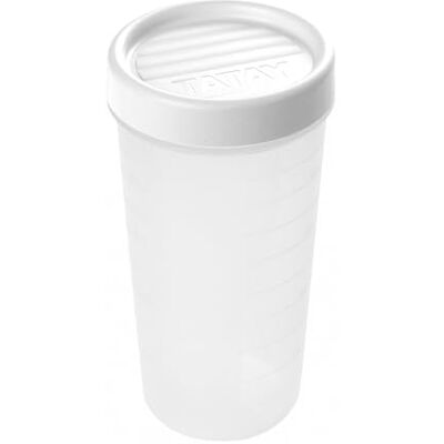 TATAY Voedselcontainer, kunststof, 0,6 l, twist, schroefdeksel, BPA-vrij TATAY Voedselcontainer, kunststof, 0,6 l, twist, schroefdeksel, BPA-vrij