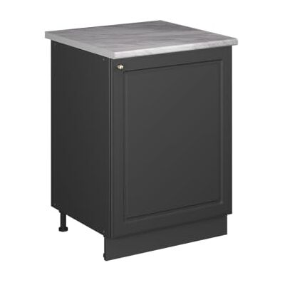 Vicco Fame-Line Keukenkast, 60 cm, antraciet/antraciet 1 deur met werkblad Vicco Fame-Line Keukenkast, 60 cm, antraciet/antraciet 1 deur met werkblad