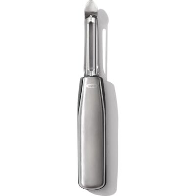 OXO Éplucheur pivotant en acier Scherp lemmet van roestvrij staal, comfortabele antislip handgreep, vaatwasser OXO Éplucheur pivotant en acier Scherp lemmet van roestvrij staal, comfortabele antislip handgreep, vaatwasser