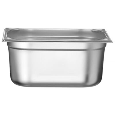 HENDI Gastronorm-bak, GN 1/2, hittebestendigheid -40 °C tot 300 °C, te gebruiken in convectieovens, koelkasten, waterbaden, chafing schijven, 9,5 l, 325 x 265 x 150 mm, roestvrij staal HENDI Gastronorm-bak, GN 1/2, hittebestendigheid -40 °C tot 300 °C, te gebruiken in convectieovens, koelkasten, waterbaden, chafing schijven, 9,5 l, 325 x 265 x 150 mm, roestvrij staal