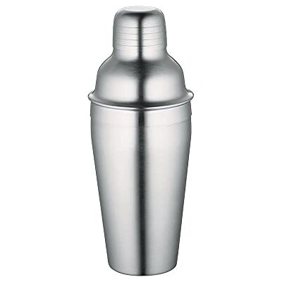 Cilio 200249 cocktailshaker 0,5 l, roestvrij staal, zilverkleurig, 20 x 9 x 9 cm Cilio 200249 cocktailshaker 0,5 l, roestvrij staal, zilverkleurig, 20 x 9 x 9 cm