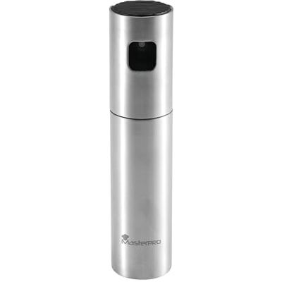 MasterPRO Foodies Oliespray – spray met 100 ml inhoud en 4 x 17,5 cm – gemaakt van roestvrij staal – ideaal voor frituren met lucht – gelijkmatig resultaat MasterPRO Foodies Oliespray – spray met 100 ml inhoud en 4 x 17,5 cm – gemaakt van roestvrij staal – ideaal voor frituren met lucht – gelijkmatig resultaat
