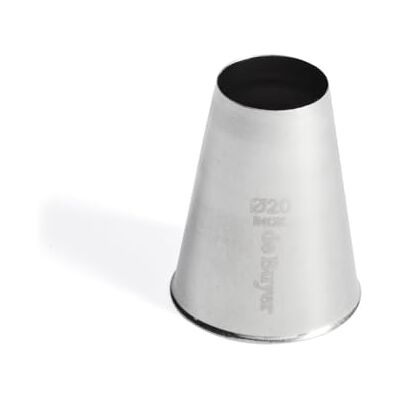 DE BUYER Stopcontact van roestvrij staal Diameter 2 cm Van roestvrij staal, ideaal voor decoreren, vullen en vullen, zonder solderen voor perfecte hygiëne, past in gebakzakken DE BUYER Stopcontact van roestvrij staal Diameter 2 cm Van roestvrij staal, ideaal voor decoreren, vullen en vullen, zonder solderen voor perfecte hygiëne, past in gebakzakken