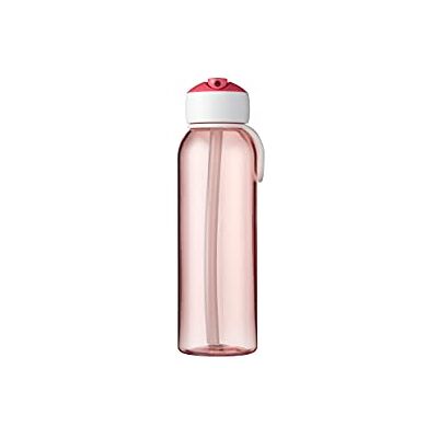 Mepal Campus Flip-Up fles Waterdichte drinkfles voor school en onderweg Transparante fles Herbruikbaar BPA-vrij en vaatwasmachinebestendig 500 ml Roos Mepal Campus Flip-Up fles Waterdichte drinkfles voor school en onderweg Transparante fles Herbruikbaar BPA-vrij en vaatwasmachinebestendig 500 ml Roos