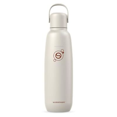 sodastream Fizz & Go roestvrij staal, 0,9 l, zandkleurig Geschikt voor de volgende bruiswatermachines: Enso, Art, Terra, E-Terra, Duo, E-Duo sodastream Fizz & Go roestvrij staal, 0,9 l, zandkleurig Geschikt voor de volgende bruiswatermachines: Enso, Art, Terra, E-Terra, Duo, E-Duo