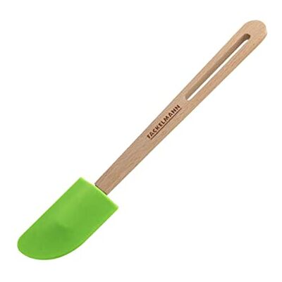 Fackelmann Deegschraper beuken/siliconen, 30 x 8 x 1,5 cm, beige/groen Fackelmann Deegschraper beuken/siliconen, 30 x 8 x 1,5 cm, beige/groen