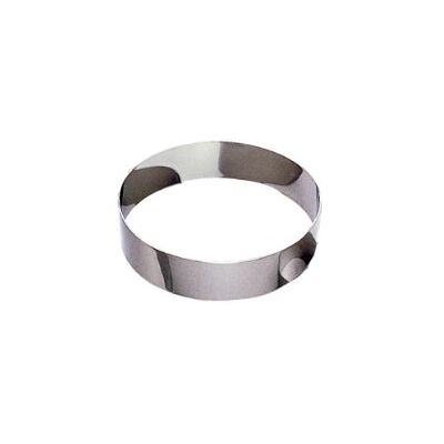 Gobel 865090 schuimcirkel uitsteekvorm roestvrij staal hoogte 4,5 cm Ø 26 cm Gobel 865090 schuimcirkel uitsteekvorm roestvrij staal hoogte 4,5 cm Ø 26 cm