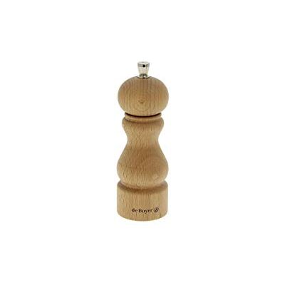 DE BUYER S330.140101 zoutmolen Rumba, natuurlijk, 14 cm DE BUYER S330.140101 zoutmolen Rumba, natuurlijk, 14 cm