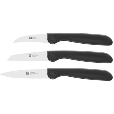 ZWILLING Messenset (3-delig), roestvrij staal, serie Twin Grip, zwart ZWILLING Messenset (3-delig), roestvrij staal, serie Twin Grip, zwart