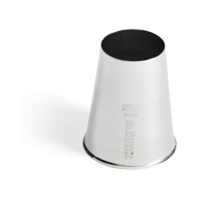 DE BUYER Effen roestvrijstalen huls Diameter 2,4 cm Roestvrij staal, Ideaal voor Decoreren, Vullen en vullen, Naadloos voor Perfecte Hygiëne, Past in Bakzakken, Zilver DE BUYER Effen roestvrijstalen huls Diameter 2,4 cm Roestvrij staal, Ideaal voor Decoreren, Vullen en vullen, Naadloos voor Perfecte Hygiëne, Past in Bakzakken, Zilver
