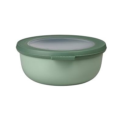 Mepal Multifunctionele Cirqula ronde kom Voedselbewaardoos met deksel Geschikt als luchtdichte doos voor koelkast, magnetron en vriezer 750 ml Nordic Sage Mepal Multifunctionele Cirqula ronde kom Voedselbewaardoos met deksel Geschikt als luchtdichte doos voor koelkast, magnetron en vriezer 750 ml Nordic Sage