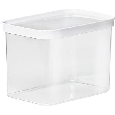Emsa Optima N11425 Droogbewaardoos 4,4 liter rechthoekig 100% veilig, hygiënisch, veilig en ruimtebesparend vershoudafdichting BPA-vrij transparant design Emsa Optima N11425 Droogbewaardoos 4,4 liter rechthoekig 100% veilig, hygiënisch, veilig en ruimtebesparend vershoudafdichting BPA-vrij transparant design