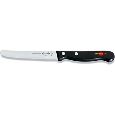 F.Dick F. DICK Superior universeel mes (snijmes met lemmet 11 cm X55CrMo14 roestvrij staal 56° HRC) 84015112 zwart F.Dick F. DICK Superior universeel mes (snijmes met lemmet 11 cm X55CrMo14 roestvrij staal 56° HRC) 84015112 zwart