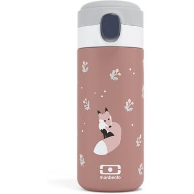 monbento Geïsoleerde fles MB Pop Fox 360ml Houdt tot 12u Warm/Koud Lekvrij flesje voor kinderen School/Park en/of volwassenen ideaal formaat voor in een handtas Roze Kaneel monbento Geïsoleerde fles MB Pop Fox 360ml Houdt tot 12u Warm/Koud Lekvrij flesje voor kinderen School/Park en/of volwassenen ideaal formaat voor in een handtas Roze Kaneel