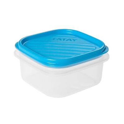TATAY Voedselcontainer, kunststof, 0,3 l, Top Flex, 10 x 10 x 5,5 cm TATAY Voedselcontainer, kunststof, 0,3 l, Top Flex, 10 x 10 x 5,5 cm