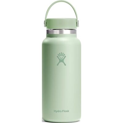 Hydro Flask Wide Mouth Geïsoleerde Fles 946 ml Vacuüm Geïsoleerde Roestvrijstalen Fles Lekvrije dop en Poedercoating Aloë, 946ml Hydro Flask Wide Mouth Geïsoleerde Fles 946 ml Vacuüm Geïsoleerde Roestvrijstalen Fles Lekvrije dop en Poedercoating Aloë, 946ml