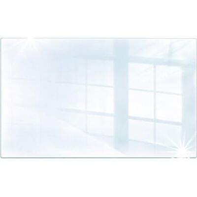 DarHaus Glazen fornuisafdekplaat, 60 x 52 cm, voor elektrische fornuizen of inductiekookplaten, spatbescherming, decoratieve snijplank, transparant DarHaus Glazen fornuisafdekplaat, 60 x 52 cm, voor elektrische fornuizen of inductiekookplaten, spatbescherming, decoratieve snijplank, transparant