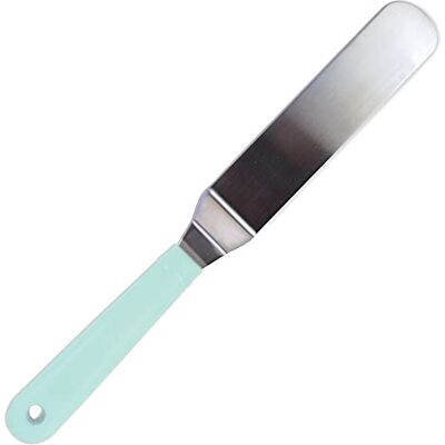 ScrapCooking 5177 spatel van roestvrij staal, 29 cm – spatel voor cake, keuken, accessoires, taartaccessoires, chocolade, ijsblokjes, glad – watergroen ScrapCooking 5177 spatel van roestvrij staal, 29 cm – spatel voor cake, keuken, accessoires, taartaccessoires, chocolade, ijsblokjes, glad – watergroen