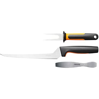 Fiskars Voorbereidingsset voor vis, functionele vorm, fileermes Fiskars Voorbereidingsset voor vis, functionele vorm, fileermes