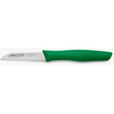 Arcos NITRUM roestvrijstalen keukenmes, fruit- en groenteschiller, 80 mm lemmet, handvat van polypropyleen, serie Nova Arcos NITRUM roestvrijstalen keukenmes, fruit- en groenteschiller, 80 mm lemmet, handvat van polypropyleen, serie Nova
